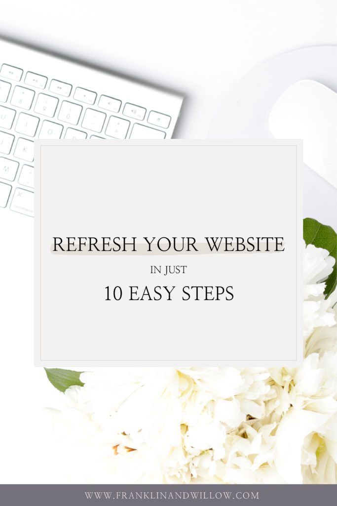 10 quick and easy ways to refresh your website today!