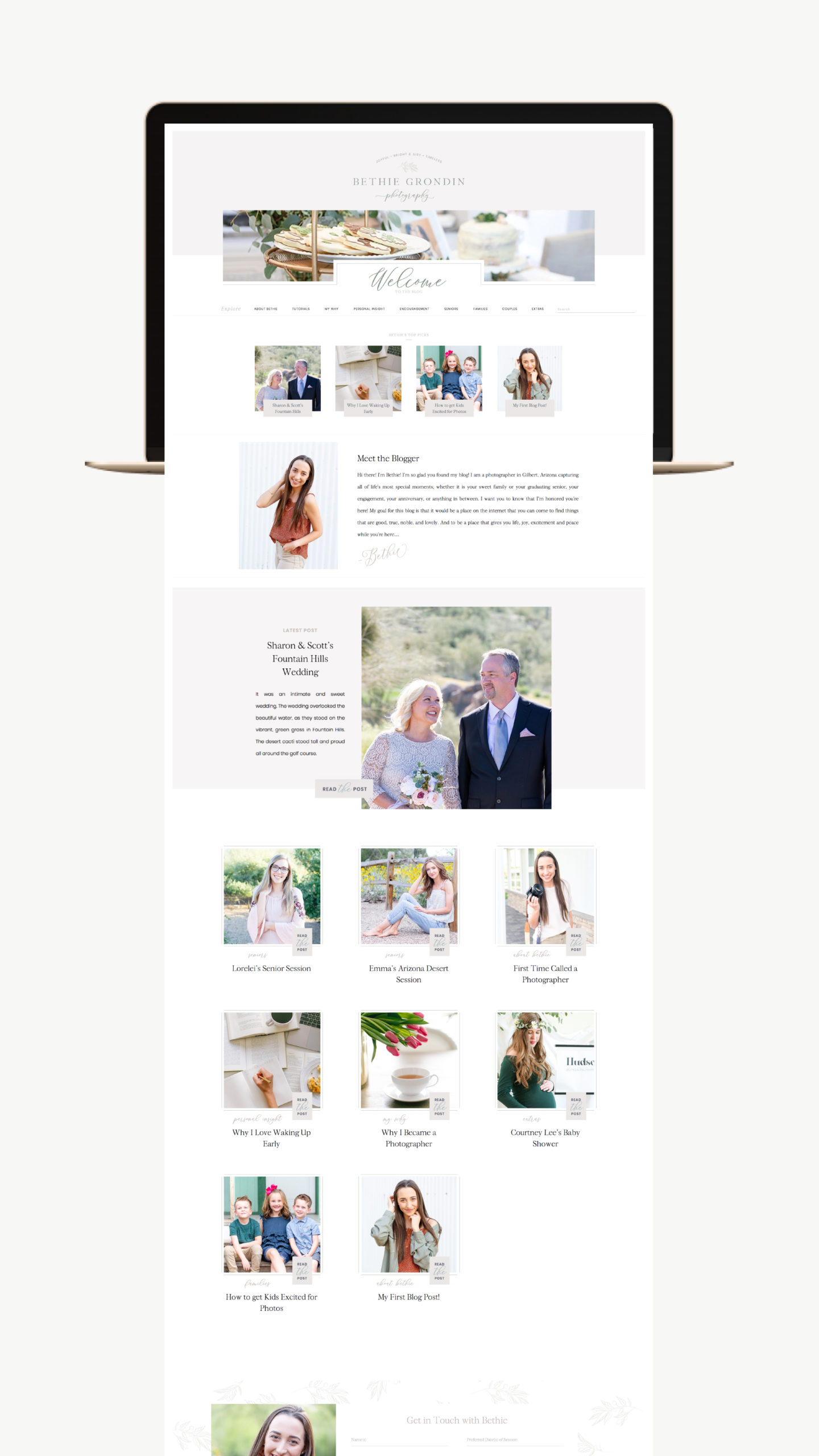 Showit Website